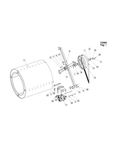 Pièces détachées GIRBAU ED660 Annee 2000 