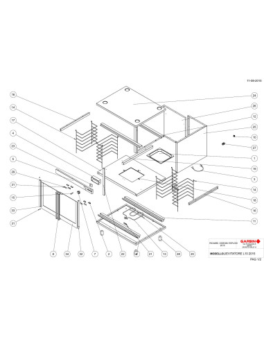 Pièces détachées GARBIN L10 Annee 08-2015 