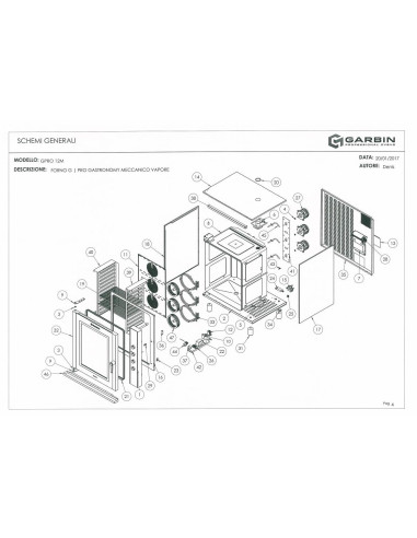 Pièces détachées GARBIN GPRO 12M Annee 01-2017 