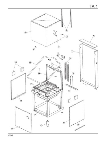 Pièces détachées AMIKA 8XXL Annee 04-2012 - AMIKA 8XXL - Annee 04-2012 - Amika