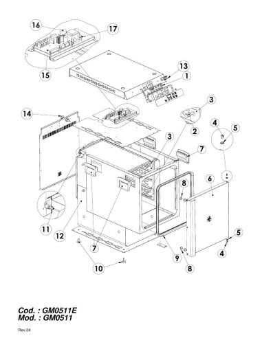 Pièces détachées GIORIK GM0511 Annee 0 