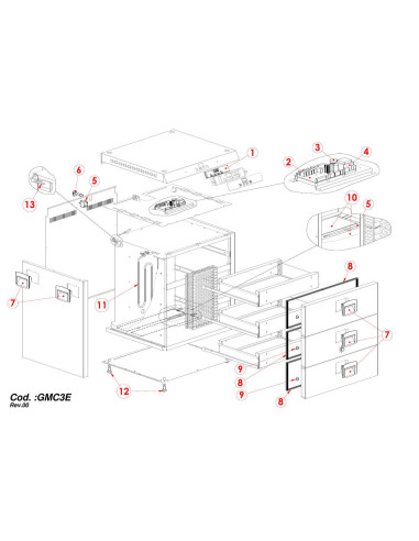 Pièces détachées GIORIK GMC3E Annee 0 