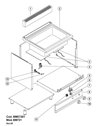 Pièces détachées GIORIK BM721 Annee 0 