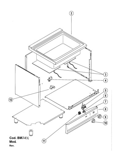 Pièces détachées GIORIK BM740E Annee 0 