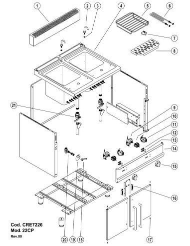 Pièces détachées GIORIK 22CP Annee 0 