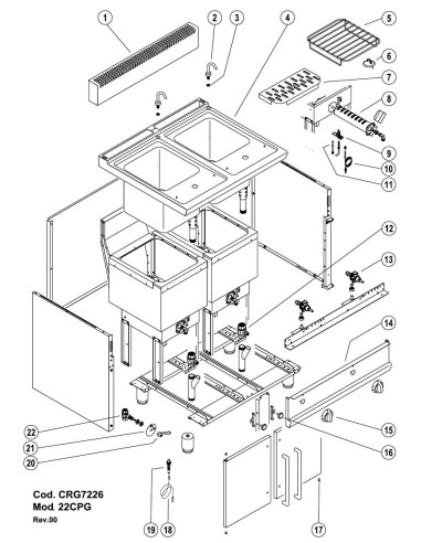 Pièces détachées GIORIK 22CPG Annee 0 