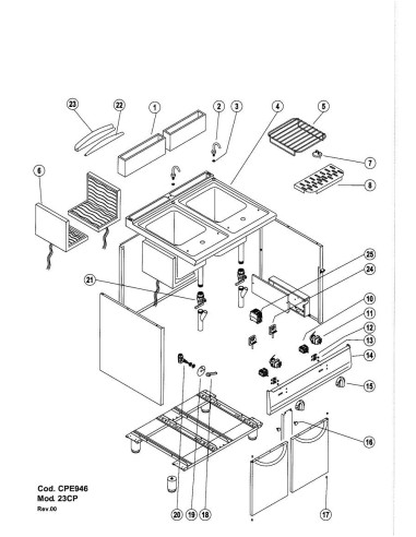 Pièces détachées GIORIK 23CP Annee 0 