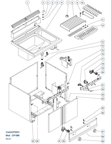 Pièces détachées GIORIK CP1BM Annee 0 