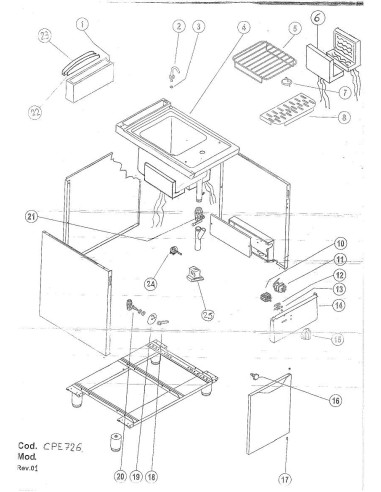 Pièces détachées GIORIK CPE726 Annee 0 