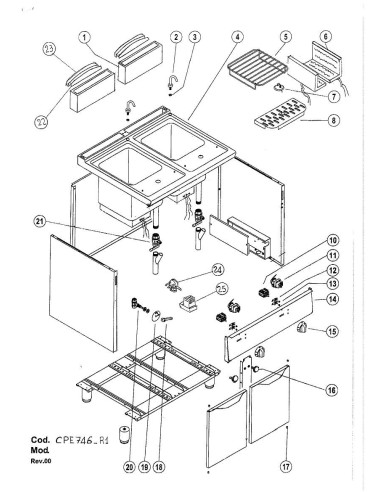 Pièces détachées GIORIK CPE746 Annee 0 