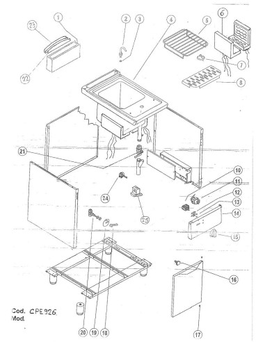 Pièces détachées GIORIK CPE926 Annee 0 