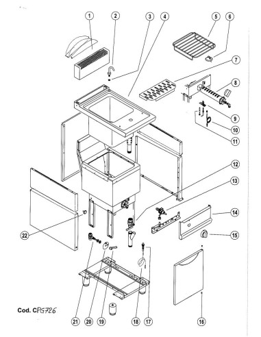 Pièces détachées GIORIK CPG726 Annee 0 