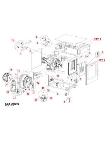 Pièces détachées GIORIK KH061 Annee 0 