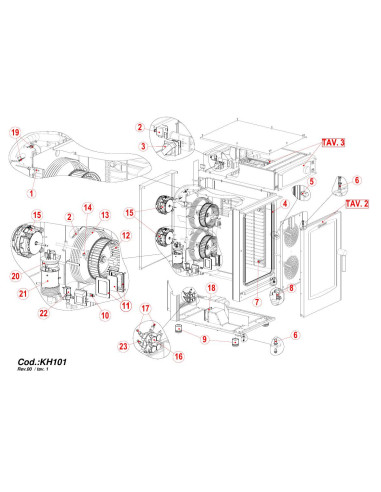 Pièces détachées GIORIK KH101 Annee 0 