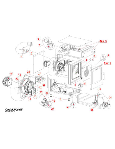 Pièces détachées GIORIK KP061W Annee 0 