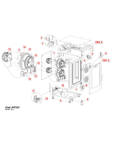 Pièces détachées GIORIK KP101 Annee 0 