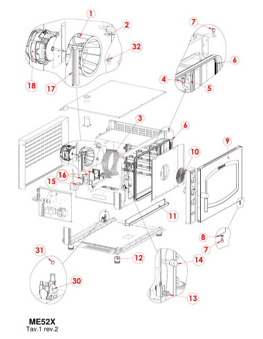 Pièces détachées GIORIK ME52X Annee 0 