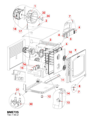 Pièces détachées GIORIK MME72S Annee 0 