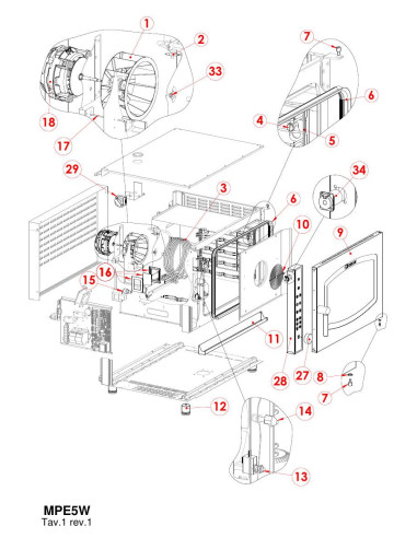 Pièces détachées GIORIK MPE5W Annee 0 