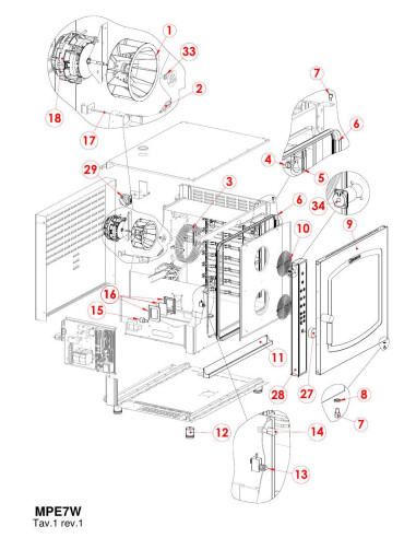 Pièces détachées GIORIK MPE7W Annee 0 