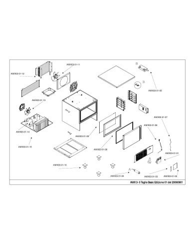 Pièces détachées AFINOX AMX 3T BASIC Annee 09-2006 - AFINOX AMX 3T BASIC - Annee 09-2006 - Afinox