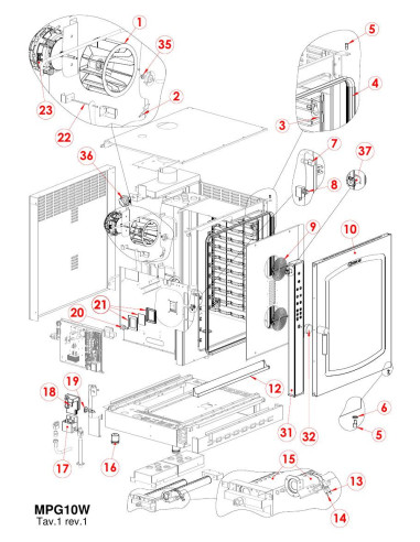 Pièces détachées GIORIK MPG10W Annee 0 