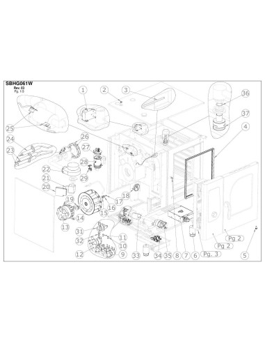 Pièces détachées GIORIK SBHG061W Annee 0 