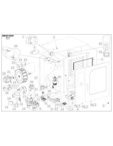 Pièces détachées GIORIK SBHG102W Annee 0 