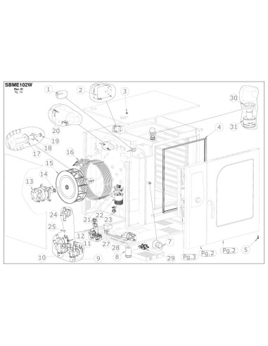 Pièces détachées GIORIK SBME102W Annee 0 