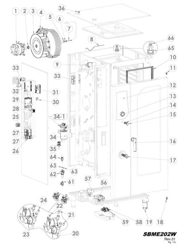 Pièces détachées GIORIK SBME202W Annee 0 