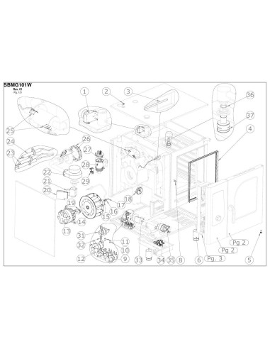 Pièces détachées GIORIK SBMG101W Annee 0 