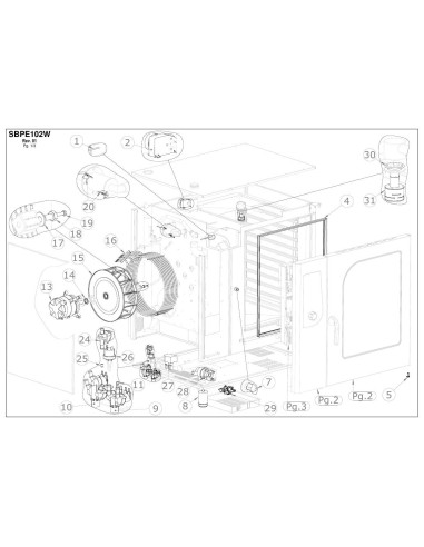 Pièces détachées GIORIK SBPE102W Annee 0 