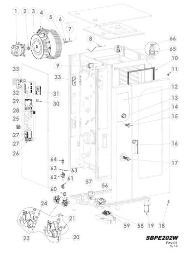 Pièces détachées GIORIK SBPE202W Annee 0 