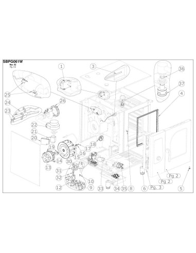 Pièces détachées GIORIK SBPG061W Annee 0 