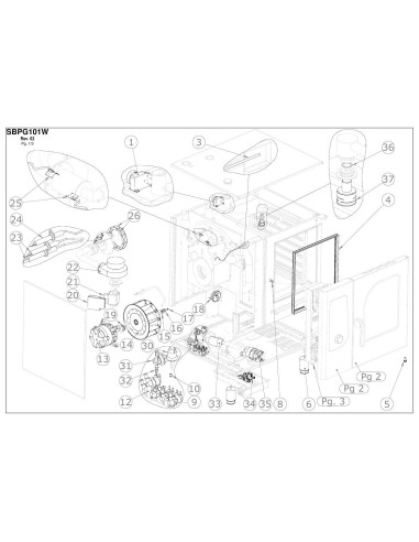 Pièces détachées GIORIK SBPG101W Annee 0 