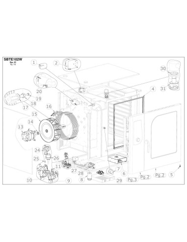 Pièces détachées GIORIK SBTE102W Annee 0 