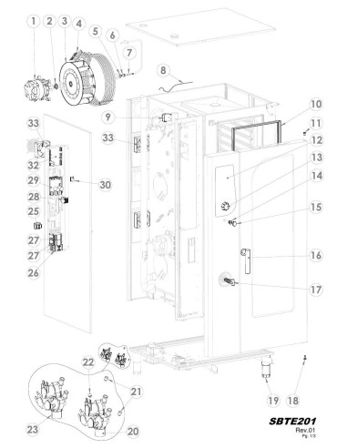 Pièces détachées GIORIK SBTE201 Annee 0 