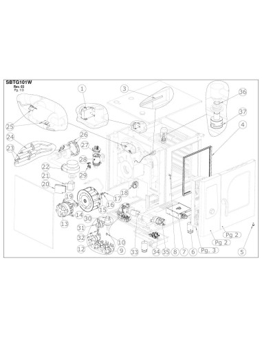 Pièces détachées GIORIK SBTG101W Annee 0 