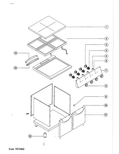 Pièces détachées GIORIK TE740G Annee 0 