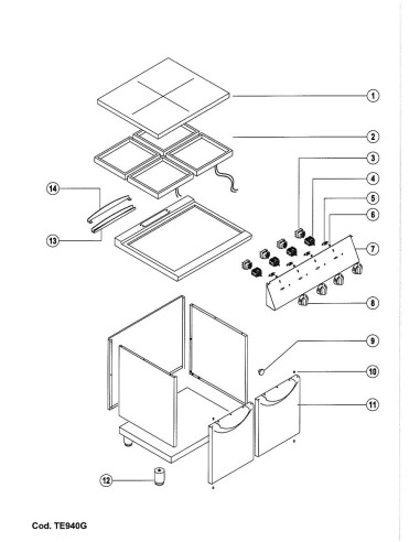 Pièces détachées GIORIK TE940G Annee 0 