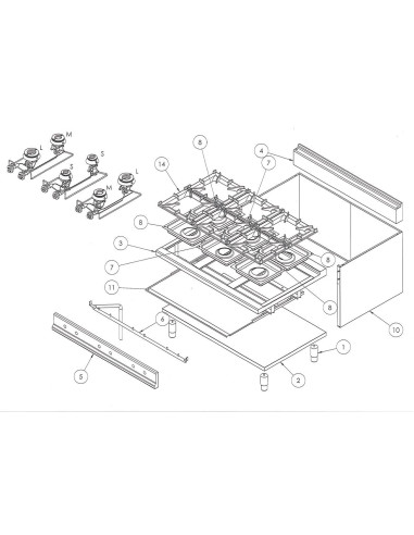 Pièces détachées GIORIK CBG716 Annee 0 