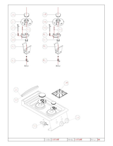 Pièces détachées GIORIK CG720G Annee 0 