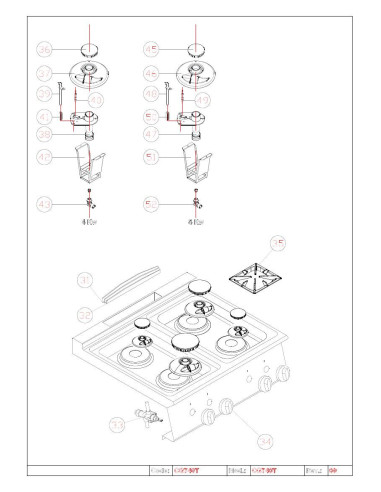 Pièces détachées GIORIK CG740E Annee 0 