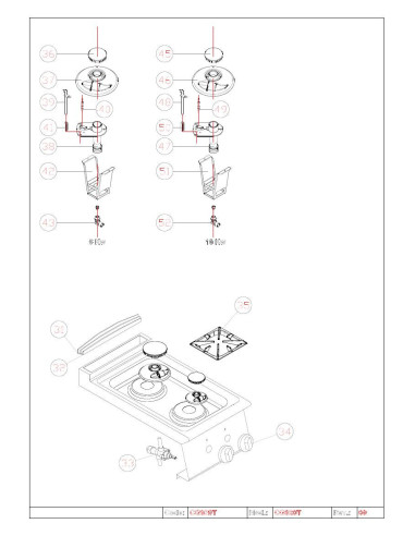 Pièces détachées GIORIK CG920G Annee 0 