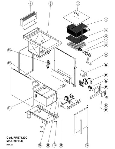 Pièces détachées GIORIK 20FE-C Annee 0 