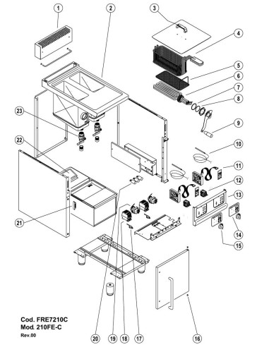 Pièces détachées GIORIK 210FE-C Annee 0 