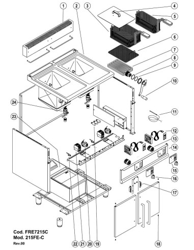 Pièces détachées GIORIK 215FE-C Annee 0 