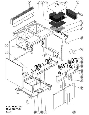 Pièces détachées GIORIK 220FE-C Annee 0 