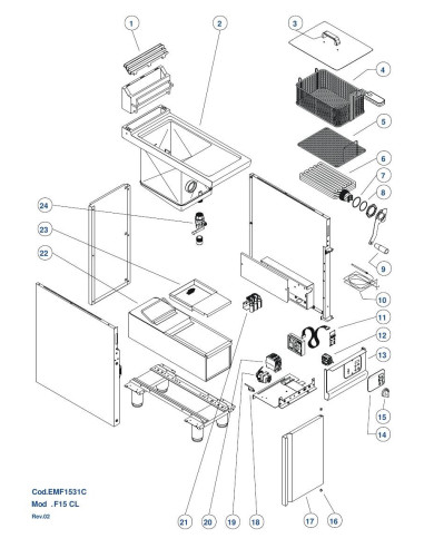 Pièces détachées GIORIK F15CL Annee 0 