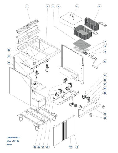 Pièces détachées GIORIK F215L Annee 0 